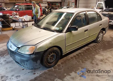 2001 Honda Civic Lx из США, поврежденный, VIN 2HGES16511H522207